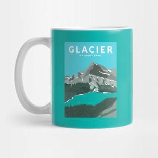 Glacier National Park, Montana Travel Poster Mug